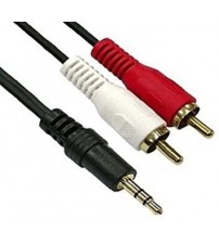 MOGRAB 3.5mm Stereo to 2 RCA -1.5 mtr.