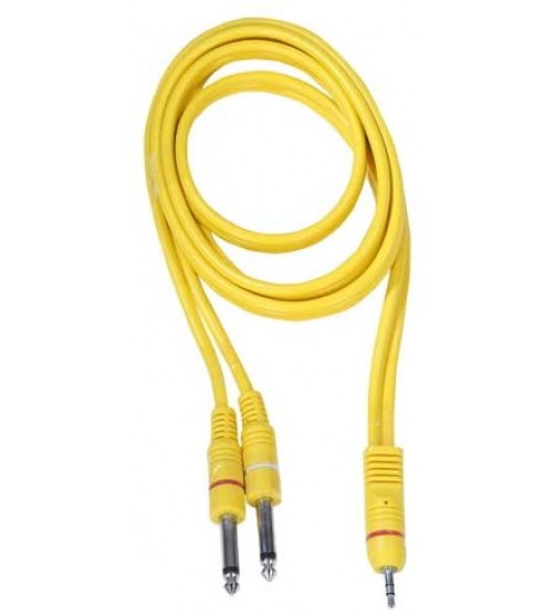 MOGRAB Stereo 3.5 MM to Dual 6.5 MM TRS Mono Aux Cable MOGRAB Stereo 3.5 MM to Dual 6.5 MM TRS Mono Aux Cable