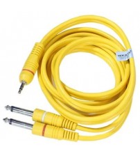 MOGRAB Stereo 3.5 MM to Dual 6.5 MM TRS Mono Aux Cable
